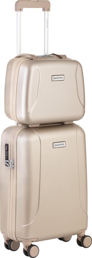 CarryOn Skyhopper Handbagage koffer Beautycase - Kofferset (champagne)