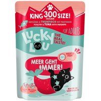 Lucky Lou Lucky Lou nat kattenvoer Adult Tonijn, gevogelte 12x300 g