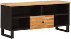 vidaXL Meuble TV Marron 100 x 33 x 46 cm Bois de manguier massif