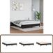 vidaXL Bedframe Kunstleer Zwart 140x190 cm