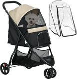 PawHut 2-in-1 Hundewagen Hundebuggy