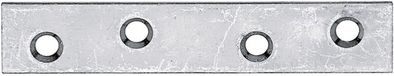 Alberts 848712 verbindingsplaat | sendzimir verzinkt | 80 x 15 mm | Set van 40