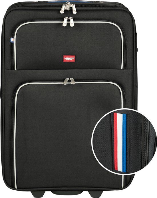 Princess Barcelona Dutch Design Reiskoffer - 65 cm - Zwart - Polyester - 69 l