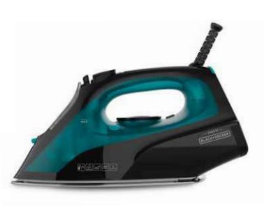 Black & Decker BXIR2403E - Stoomstrijkijzer - 2400W - Keramische zoolplaat - Zwart