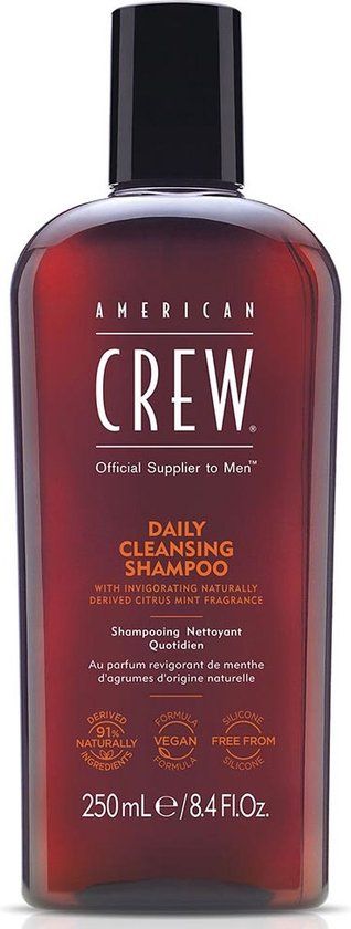American Crew Daily Cleansing Shampoo 250 ml - Unisex - Alle haartypes