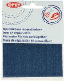 Opry Reparatie Doek Jeans Opstrijkbaar 10x40cm M.Blauw