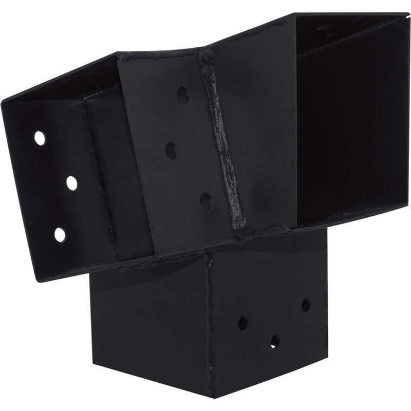 Koppelstuk hoek 91x91mm 105 graden