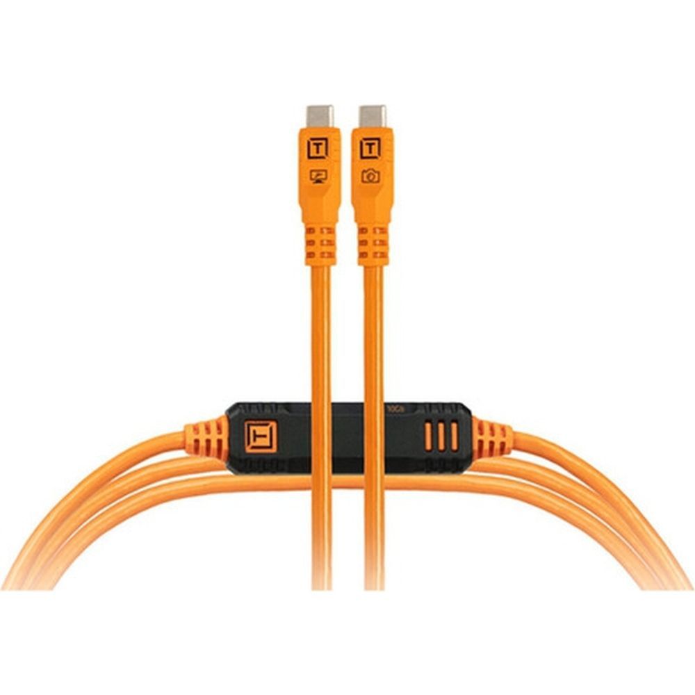 Tether Tools TetherPro Optima 10G USB-C, 1m (Straight to Straight) Orange