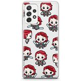 ERT GROUP mobiel telefoonhoesje voor Samsung A73 5G Marvel Black Widow 013