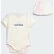 Adidas Essentials Essentials big logo bodysuit en beanie cadeauset kids