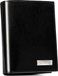 Peterson PTN Serie - Portefeuille en cuir pour homme - Grand (6 litres ou plus) - Protection RFID - 12 fentes pour cartes - Noir
