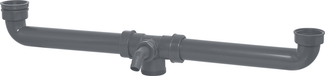 Cornat Raccord de siphon Évier 6/4 Centr. - T353910R