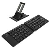 Avizar Bluetooth AZERTY mini-toetsenbord, compatibel met Android, iOS en Windows, inclusief houder