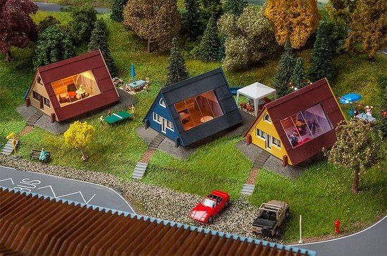 Faller - Vakantiehuisjes-set - Schaal H0