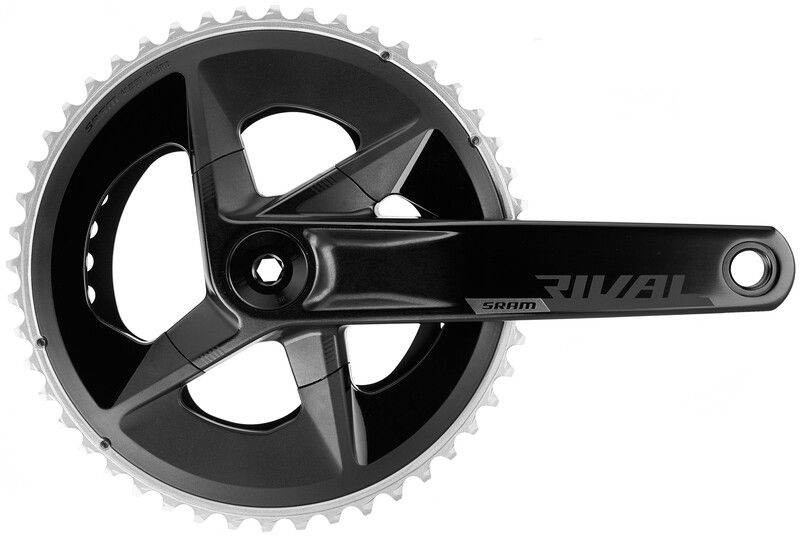 SRAM Rival AXS D1 DUB Crankstel - 2x12 speed - 48/35T - Zwart