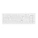 Contour Design Active Key AK-C8100F-FU1-W/GE Médical RF Sans fil QWERTZ Allemand Blanc