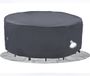 F&J Outdoors Ronde tuinmeubelhoes waterdicht Ø230x80cm | Robuuste ronde hoes met PU-coating; waterdicht, scheurvast, UV-bestendig en weerbestendig in elk seizoen.
