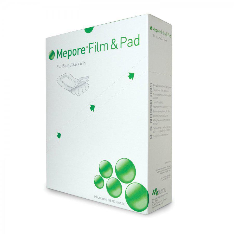 Mepore film&pad 9cmx15cm 5 stuks