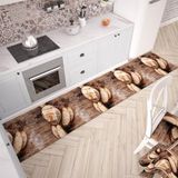 PETTI Artigiani Italiani - Keukentapijt, loper, keukenloper, antislip en wasbaar, 52 x 280 cm, brood 1, 100% Made in Italy