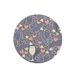 Questo Casa Ronde digitaal bedrukte muismat, antislip onderkant, voor kantoor en thuis, diameter: 22 cm