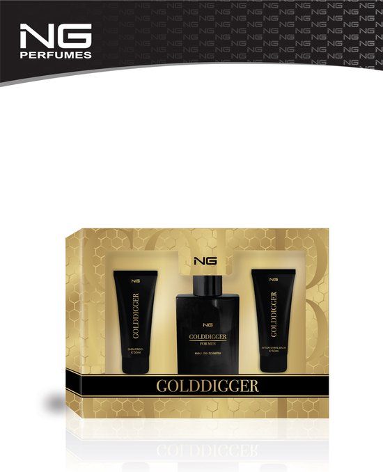NG Golddigger Men Gift Set - Eau de Toilette, Shower Gel & Aftershave