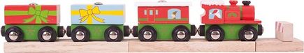 BIGJIGS Train de Noël en bois