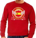 Bellatio Decorations Rood Spain drinking team sweater rood heren XXL