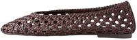 Next - Dames - Forever Comfort® geweven ballerina's van satijn - Bruin
