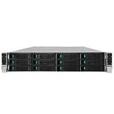 Intel H2312WPJR Server Barebone 2U Rack (2U) Zwart, Metallic