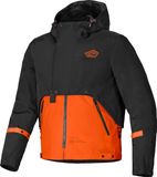 Alpinestars Mootant WP waterdichte motorfiets textieljas - Zwart/oranje - S