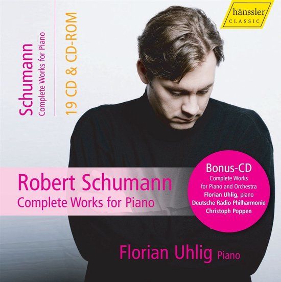 Intégrale Hänssler Classic Florian Uhlig, Deutsche Radio Philharmonie - Schumann: Complete Works For Piano (19 CD) (Limited Edition)