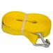 PETEX 43193619 Spanriem zonder ratel 1-delig, 9, 6 M, 50 mm, 2500/5000 Dan, dubbele punthaak, geel