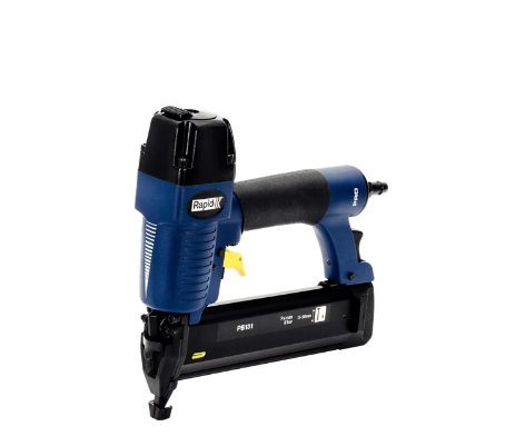 Rapid Professionele Pneumatische Tacker - Magnesium Behuizing - 15 mm Nagels - Blauw/geel