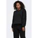 ONLY CARMAKOMA Carlavin l/s o-neck mix sweat jrs Plus Size trui - zwart