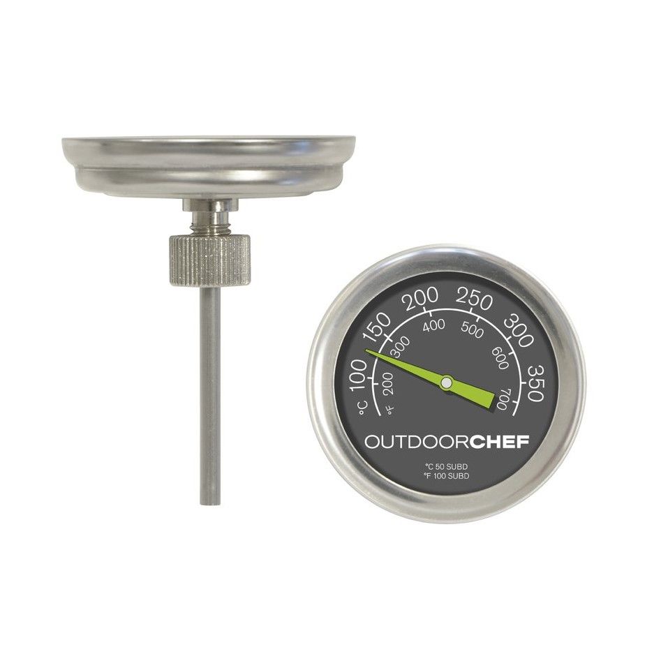 OUTDOORCHEF Thermometer for Kogelbarbecues - Silver