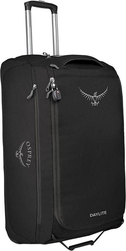 Osprey Daylite 85 Wheeled Duffel, zwart