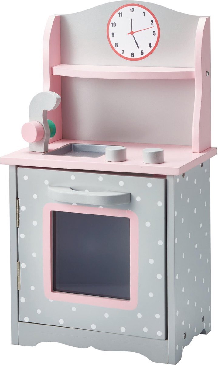 Olivia's Little World poppen keuken houten fornuis van 18" voor speelgoedkeuken TD-0211A