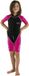 Seac Dolphin - Shorty wetsuit voor kinderen - Zwart/fuchsia - XL