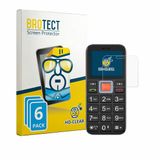 BROTECT - Screenprotector voor Easyfone Prime A5 - Folie Beschermfolie transparant 6 Stuks