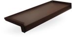 Merkloos / Sans marque DQ-PP Vensterbank Staal + Poedercoating - 120 cm - Brons RAL 8017 - Diepte 20 cm