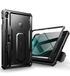 Dexnor Samsung Galaxy Tab S9 FE hoesje, [ingebouwde schermbeschermer en standaard] robuuste schokbestendige beschermhoes in militaire kwaliteit voor Samsung Galaxy Tab S9 FE, rood