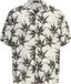 JACK & JONES JJJEFF MONOCHROME AOP RESORT SHIRT SS Homme S Glacier Gray