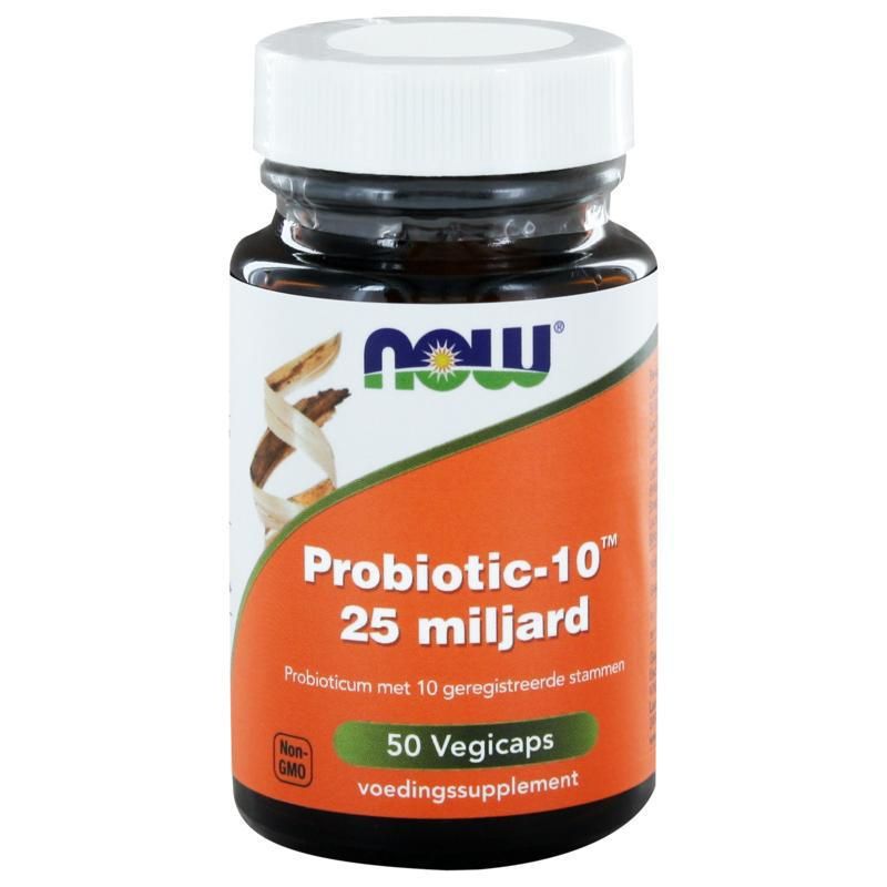 NOW Probiotic-10 25 Miljard Capsules 50st