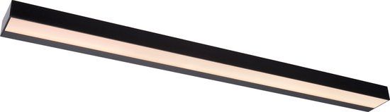 Lucide ALEXA - LED Badkamer Wandlamp - 1x13W - Zwart - IP44