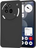 Techsuit Hoesje geschikt voor Nothing Phone (3a) Pro - Soft Flex Silicone Back Cover - Black