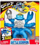 Moose Toys Goo Jit Zu Meteoor Waanzin Strijd Schorpioen Hydro Sting Rekfiguur 22 Cm Blauw