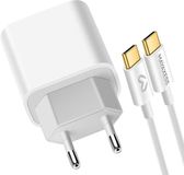 Mayaxess, 20W Netlader Geschikt voor Apple iPhone 17 Air met USB-C Kabel 1m, Wit