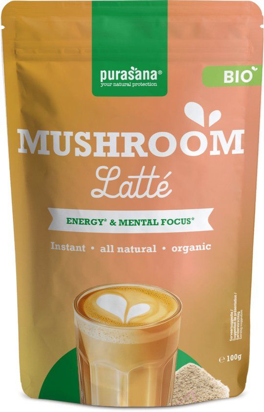 Purasana Mushroom Latté Poeder 100GR