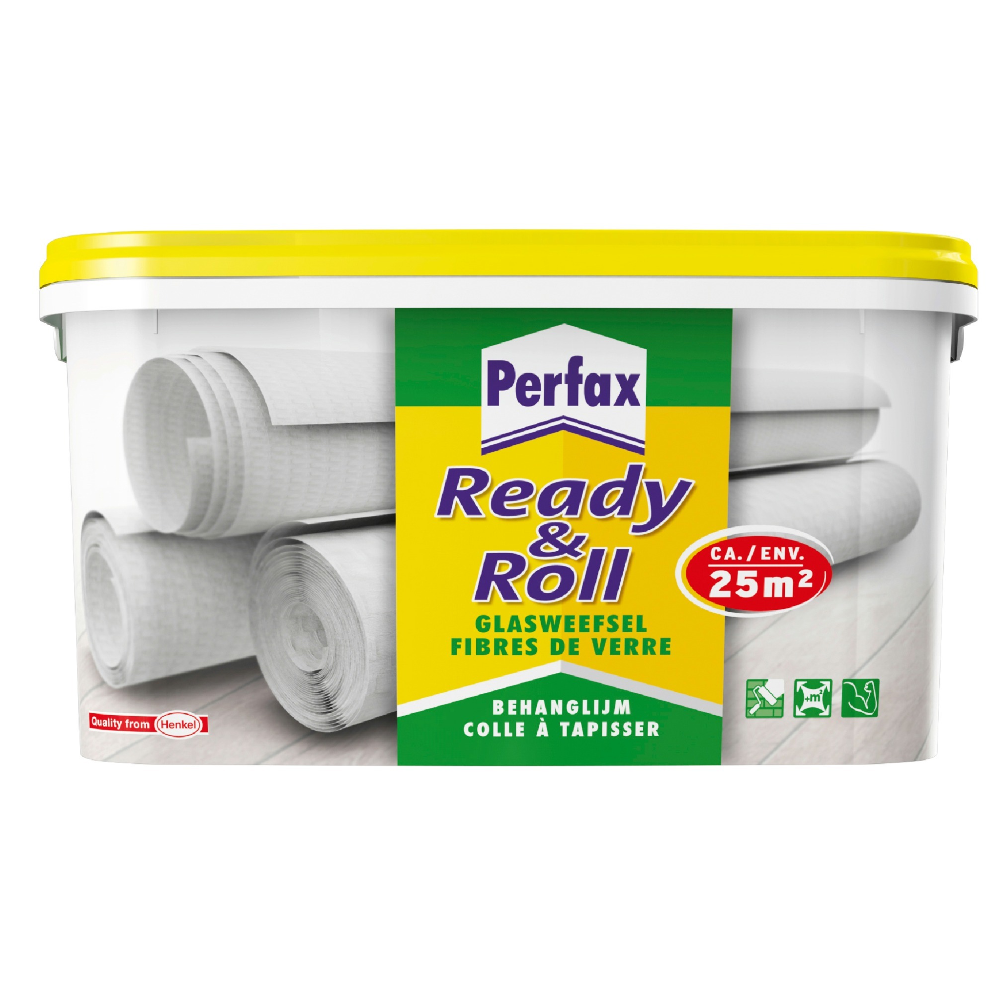 Perfax glasweefsellijm 5kg ready&roll 25m2