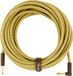 DELUXE Fender Deluxe 25' Angled Instrument Cable Tweed